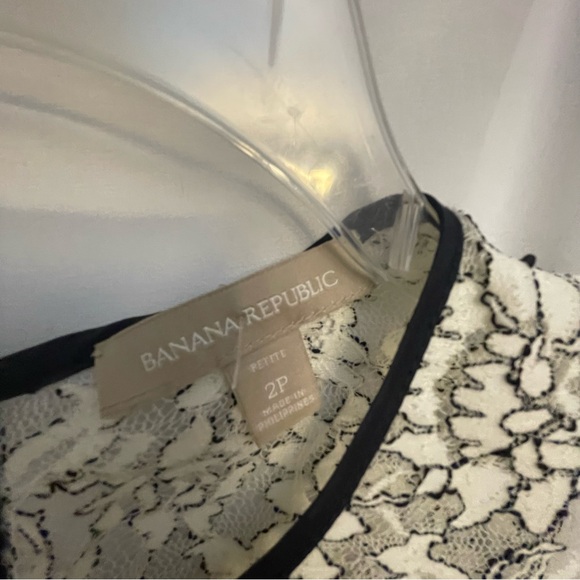 Banana Republic White Sheath Mini Dress Sleeveless - Picture 5 of 5